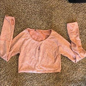 Gymshark long sleeve crop top